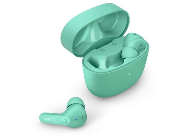 Philips TAT2206GR - True wireless-hodetelefoner med mikrofon - i øret - Bluetooth - lydisolerende - grønn