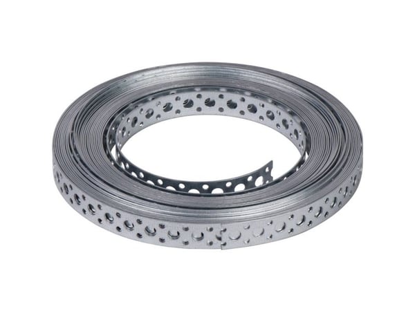 SCHNEIDER ELECTRIC Bøjlebånd 12x0,7mmvarmgalvaniserethulmål Ø5/2,5mm - (10 meter)