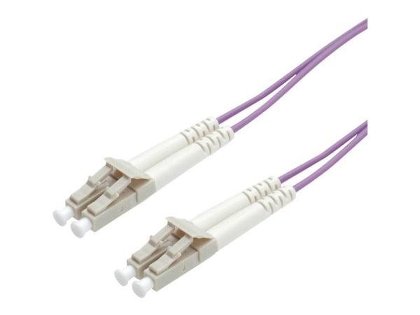 ROLINE FO Jumper Cable 50/125µm OM4, LC/LC, Low-Loss-Connector 15m, LC, LC