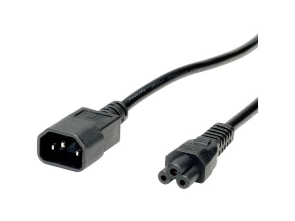 Value 19.99.1119, 1,8 m, C14 liitin, C5 liitin, 250 V, 2.5 A