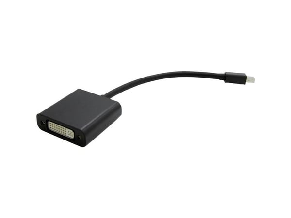 Value 12.99.3128, 150 m, Mini DisplayPort, DVI-D, Uros, Naaras, Musta