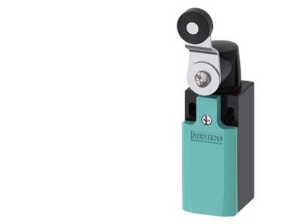 Siemens 3SE52320LK15 3SE5232-0LK15 Asentokytkin 6 A, kääntövipu, metallivipu, muovirulla, IP65, 1 kpl, muovi, IP65, 43 mm, 67 mm, 148 mm, 120 g