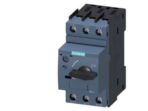 Siemens 3RV2011-1GA10-0BA0 Strömbrytare 1 st Inställningsområde (ström): 4,5 - 6,3 A Kopplingsspänning (max.): 690 V/AC (B x H x D) 45 x 97 x 97 mm