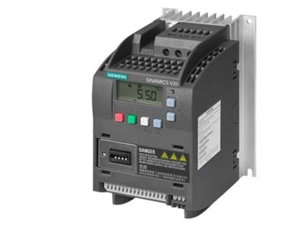 Siemens 6SL3210-5BE15-5UV0, Svart, IP20, 380 - 480 V, 90 mm, 146 mm, 150 mm