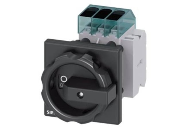 Kuormanjakokosketin Musta 3-napainen 16 mm² 40 A 1 x pääte- ja 1 x katkaisukosketin 690 V/AC Siemens 3LD33541TK51
