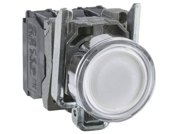 Schneider Electric XB4BW31M5 Valaistu painike 600 V 6 A Kosketus (L x S x K) 57 x 30 x 47 mm IP66, IP67, IP69 , IP69K 1 kpl 1 kpl