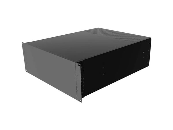 Hammond Electronics RM4U1922VBK 19 tuuman 19 tuuman teollisuuskaappi 4 U musta