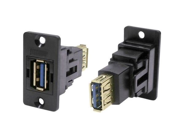 USB-stikadapter for innfelling: innebygd USB-tilkobling type A til USB-tilkobling type A CP30605N (innhold: 1 stk)