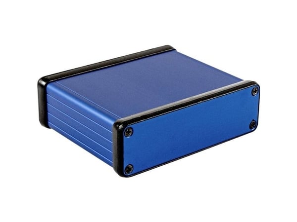 Hammond Electronics 1455L801BU universalhölje 80 x 103 x 31 aluminium extruderad blå (eloxerad) 1 st