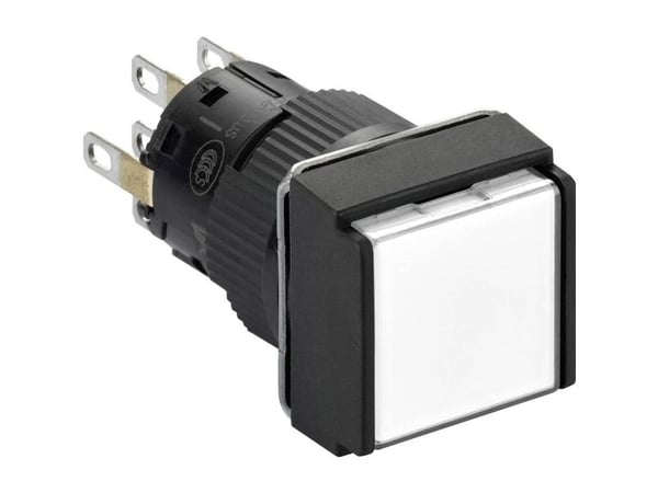 Schneider Electric XB6ECF1B2P XB6ECF1B2P Kevyt painekytkin 250 V 3 A Painonappi IP65 1 kpl