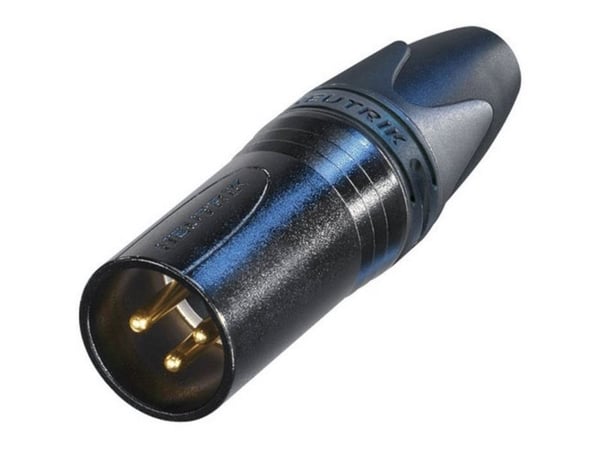 Neutrik NTR-NC3MXXB, XLR, Sort, Messing, Nickel, Polyamid, Polyoksymetylen (POM), Polyurethan, Zink-stål, Gull, UL 94 HB, IEC 61076-2-103, IP 40, I...