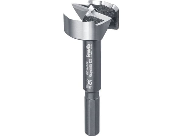 kwb 706335, Porakone, Keskitysporanterä, 3,5 cm, Kovapuu, MDF, Pehmopuu, Blisteri, 1 kpl