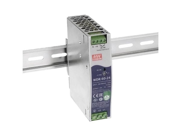 MEAN WELL WDR-60-5 Virtalähde ja jännitemuunnin 60 W (WDR-60-5)
