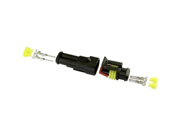 BAAS Superseal-sarja AMP-Superseal 1,5 mm Sarja Napojen kokonaismäärä 2 Ristikoko: 6 mm ES12 1 kpl