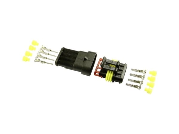 BAAS Superseal-sarja AMP-Superseal 1,5 mm Sarja Napojen kokonaismäärä 4 Ristikoko: 6 mm ES14 1 kpl