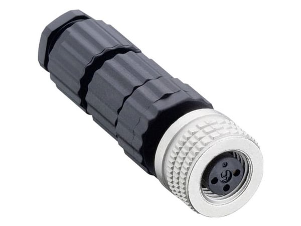 Hirschmann 933 367-100-1 svart ELKA 4008 V ledningsdosa (1 st)