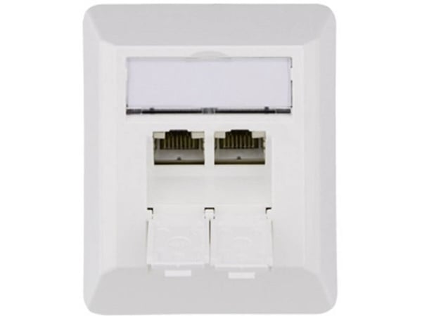 Telegärtner J00023A0204, RJ-45, 6a, Vit