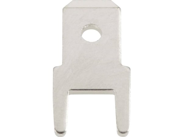 Vogt Verbindungstechnik 382508.68 innstikksleppe, stiftbredde: 4,8 mm, stifttykkelse: 0,8 mm, 180° uisolert metall, 100 stk