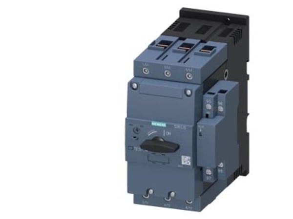 Siemens 3RV2142-4JA10 Strömbrytare 1 st Inställningsområde (ström): 45 - 63 A Kopplingsspänning (max.): 690 V/AC (B x H x D) 90 x 165 x 176 mm