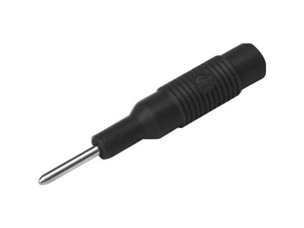 Hirschmann Test & Measurement MZS 2 Overgangsstik Stik 2 mm - Bøsning 4 mm Sort 1 stk