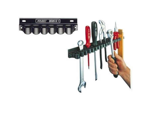 HAZET 2025X-1, Skrutrekkerholder, Skrutrekker, Sort, 150 mm, 40 g