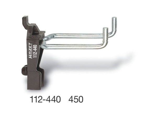 HAZET 112-450, Innendørs, Universalkrok, Sort, Sølv, 50 mm, 32 g, 1 stykker