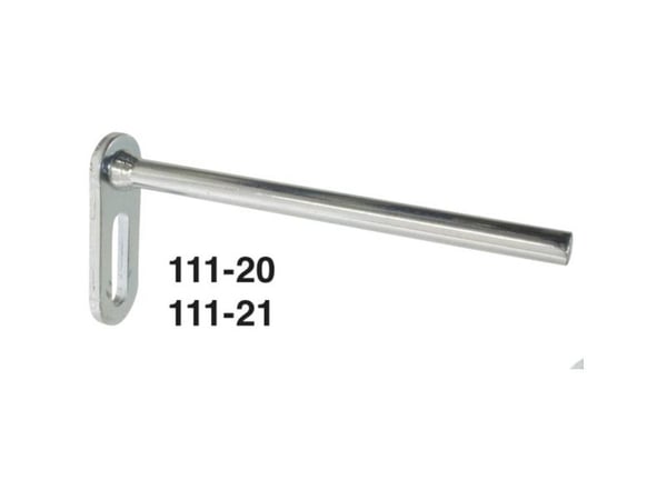 HAZET 111-21, Krokverktøyholder, Rustfritt stål, 6 mm, 75 mm