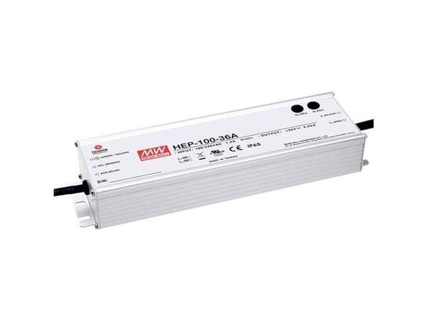 MEAN WELL HEP-100-12A, 90 - 305 V, 100 W, 12 V, RoHS, 68 mm, 220 mm