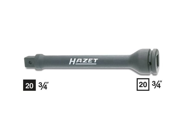 HAZET 1005S-7, Stikforbindelse, Sort, 1 hoved(er), 3/4", metrisk, 20 mm