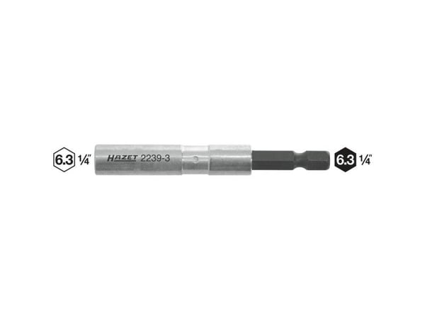 HAZET 2239-3, 1 stykker, Hex (metrisk), 6 mm, 7,5 cm, 33 g