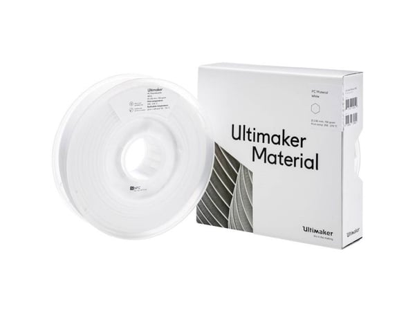 Ultimaker 8718836374890 PCA - M3577 Hvit 750 - 212674 Filament PC 2,85 mm 750 g Hvit 1 stk