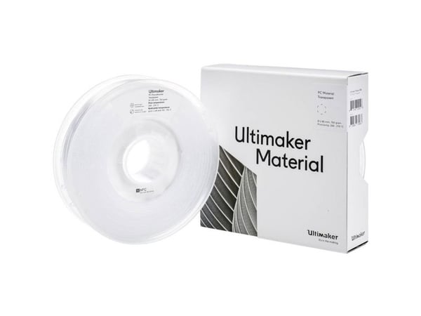 Ultimaker PC-filament PCA - M3577 transparent 750 g 2,85 mm (212674)