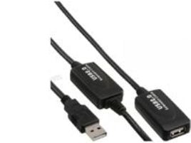 MicroConnect - USB-forlengelseskabel - USB (hunn) til USB (hann) - USB 2.0 - 15 m - aktiv