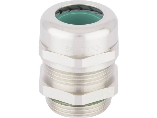 Lapp 53112545, Vihreä, Ruostumaton teräs, Nikkeli, Silikoni, 5 kpl, Suora, M40x1.5, 9 mm