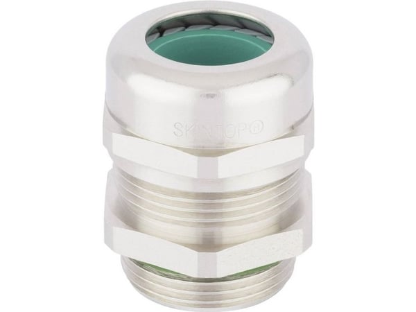 Lapp 53112571, Vihreä, Ruostumaton teräs, Nikkeli, Silikoni, 100 kpl, Suora, M16, 7 mm