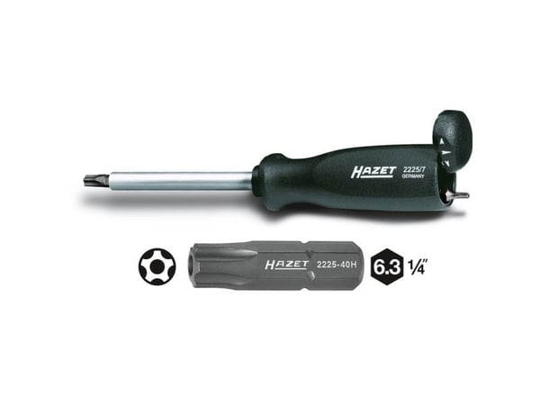 Hazet HAZET 5-Stjernet-bit 40 H Kvalitetsstål C 6.3 1 stk