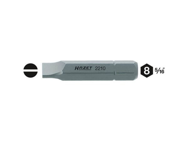 HAZET 2210-8, 1 stykker, Hexagon, 41 mm, Tyskland