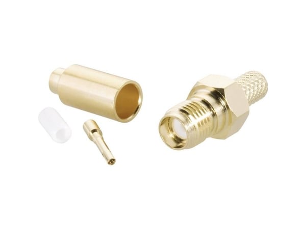 BKL Electronic 0409089 0409089 SMA-liitin Liitäntä, suora 50 Ω 1 kpl