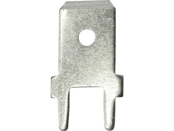 Vogt Verbindungstechnik 3866A.68 innstikks-tunge kontaktsbredde 6,3 mm kontakttykkelse 0,8 mm 180° uisolert metall 100 stk