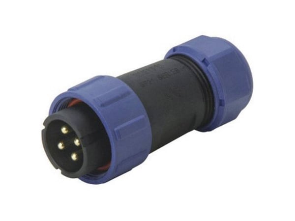 Weipu SP2110 / P 2-I rundstik, rett, polantall samlet: 2, serie SP21