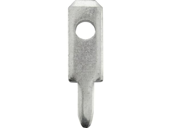 Vogt Verbindungstechnik 378008,68 innstikkskille kontaktbredde 2,8 mm kontakt-tykkelse 0,8 mm 180° uisolert metall 100 stk