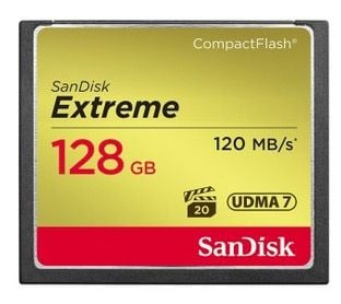 SanDisk Extreme - Flashhukommelseskortti - 128 GB - 567x - CompactFlash-levyjä