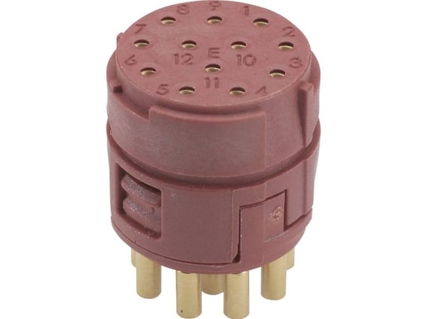 Lapp EPIC SIGNAL M23, Rett, Hunkjønn, 100 V, 7 A, Brun, Metall