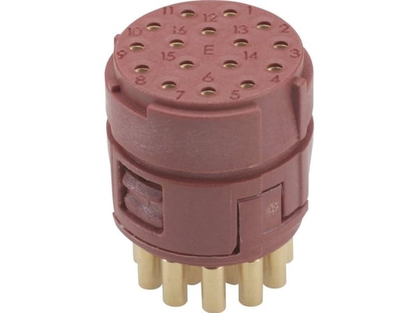 Lapp EPIC SIGNAL M23, Rett, Hunkjønn, 100 V, 7 A, Brun, Metall