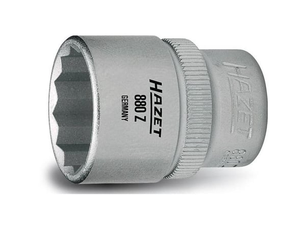 HAZET 880Z-9, 1 stykker, 76,2 / 8 mm (3 / 8"), Kromvanadiumstål, 24 mm, 19 g