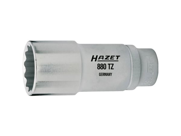 HAZET 880TZ-21, 1 stykker, 12-punkts, 76,2 / 8 mm (3 / 8"), Kromvanadiumstål, 70 mm, 128 g