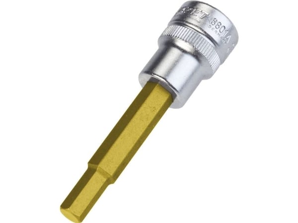 HAZET 8801A-1/4, 1 stykker, 76,2 / 8 mm (3 / 8"), Stål, 70 mm, 54 g