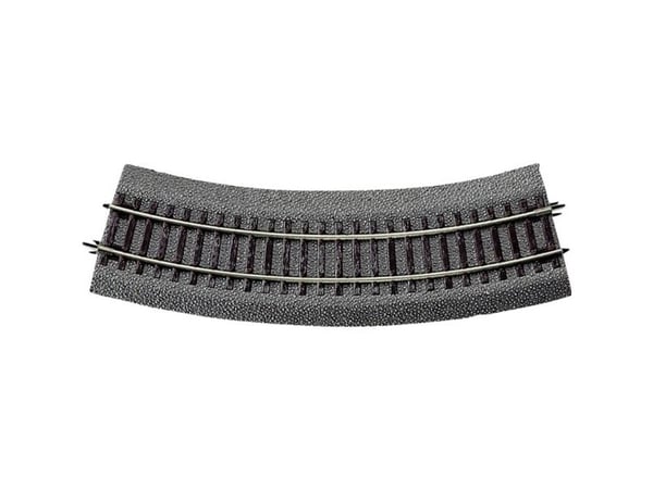 H0 RocoLine (med ballast) 42522 bøyd spor 6 stk