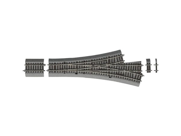 H0 RocoLine (med ballast) 42543 trefelts sporskifte 287,5 mm 1 stk