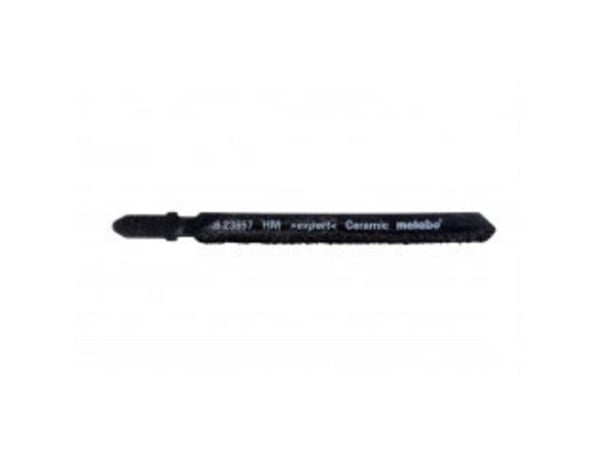 Metabo 623658000, Stikksagblad, Støpejern, Keramisk, Glass, Glassfiber armert plastik, Karbid, Sort, 7,6 cm, 0,8 mm